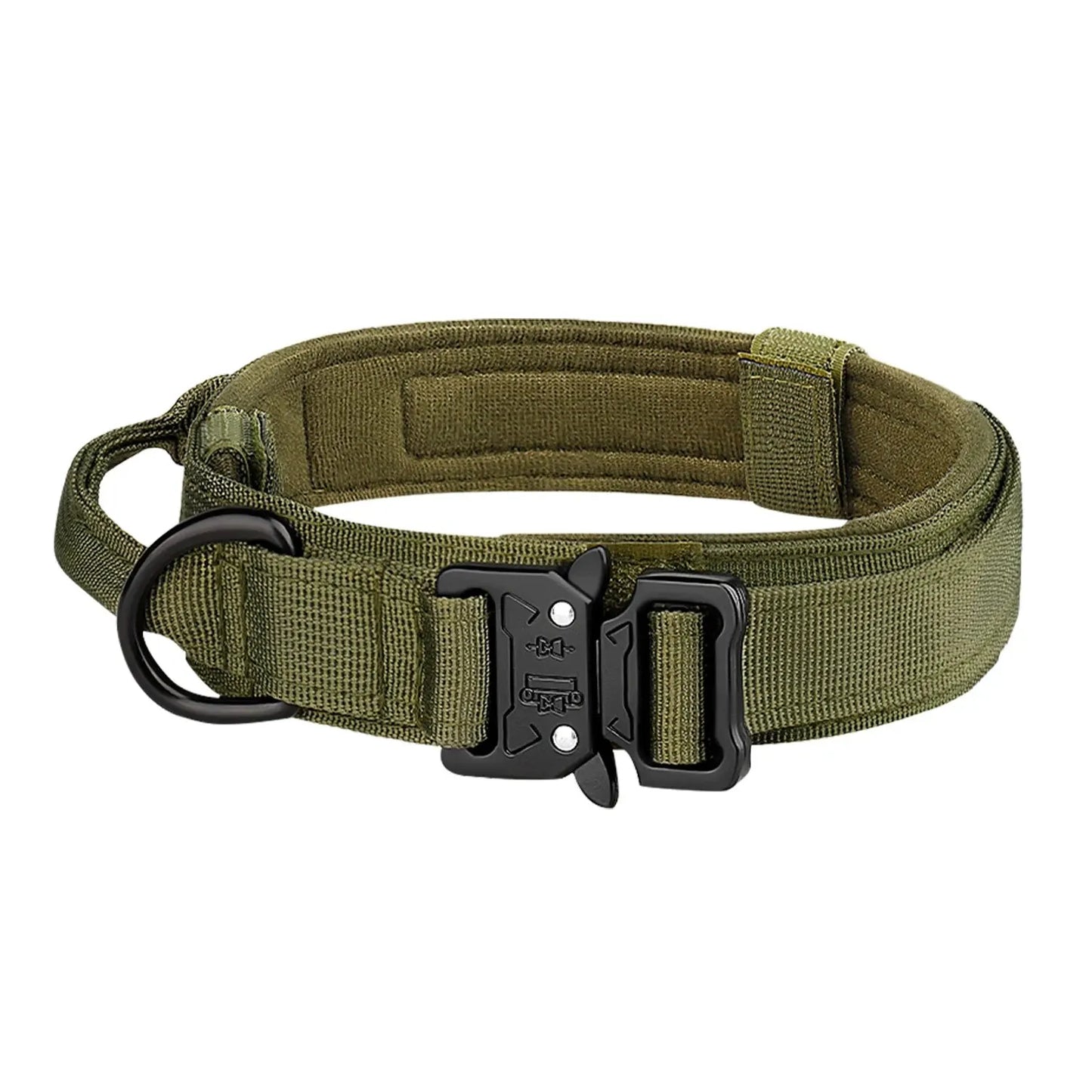 Hundehalsband Strapazierfähig Nylon mit Metall Schnalle Trainingshalsband für Mittel Große Hunde Kaufschwan® Grün M