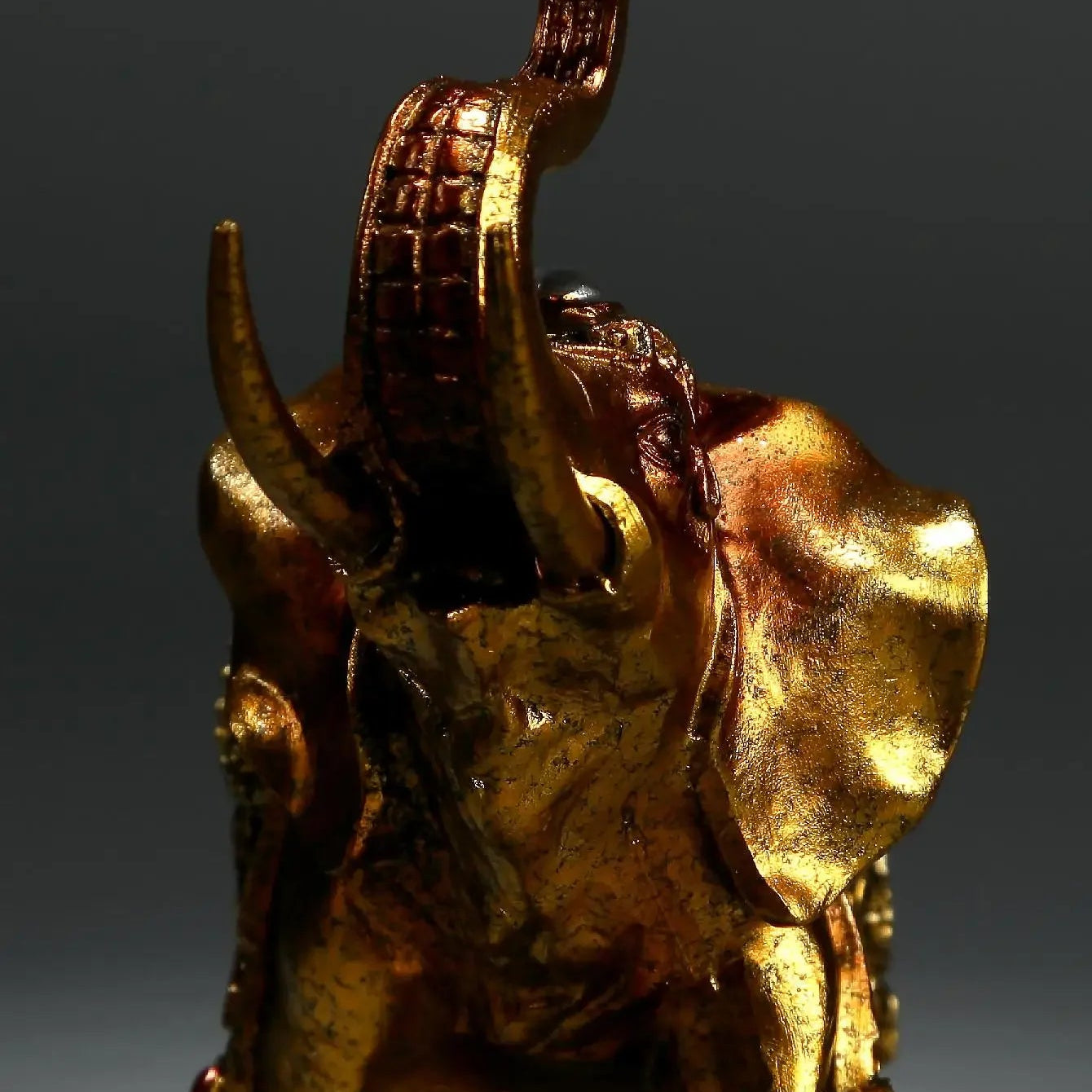 Elefanten Resin Dekoration – Handgefertigte 3D Skulptur als Hochzeitsgeschenk und Wohnaccessoire für Regal und Wohnzimmer Kaufschwan®