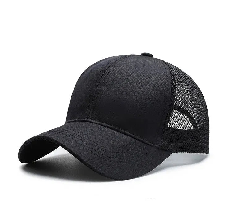 Outdoor Sport Baseballkappe | Herren Sommer Atmungsaktive Mesh-Baseballcap | Leichte Solide Farbe für Freizeit & Outdoor Kaufschwan®