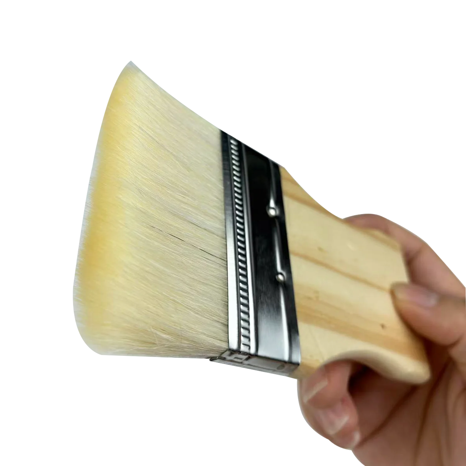 Hochwertiges Woll Flachpinsel Set – Holzgriff Pinsel für Öl- und Acrylmalerei Kaufschwan®