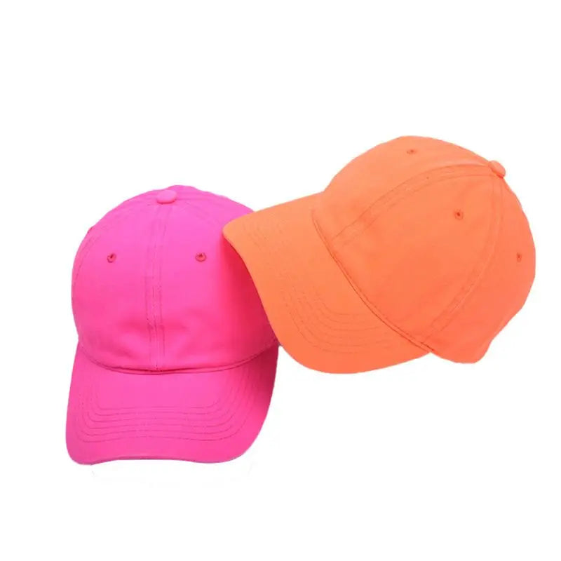 Neon Baumwolle Baseballkappe | Fluoreszierende Neon Farben Baseballcap | Outdoor Sport Snapback Trucker Baseballcap Kaufschwan®