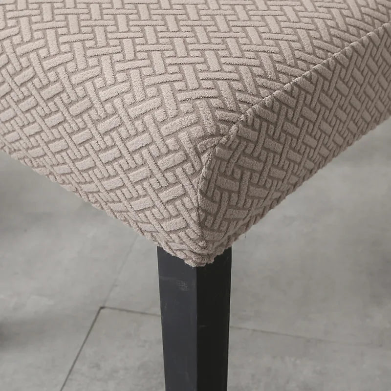 Elastischer Esszimmer Stuhlbezug – Dehnbarer Dicker Jacquard Küchenstuhl Überzug für Esszimmer, Hotel, Hochzeit & Bankett Kaufschwan®