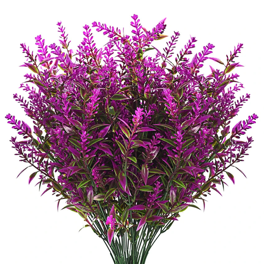 Künstliches Lavendelgras aus Kunststoff – Kunstblume für Hochzeit, Zuhause, Garten & Vasen Dekoration | DIY & Fotorequisiten Kaufschwan®