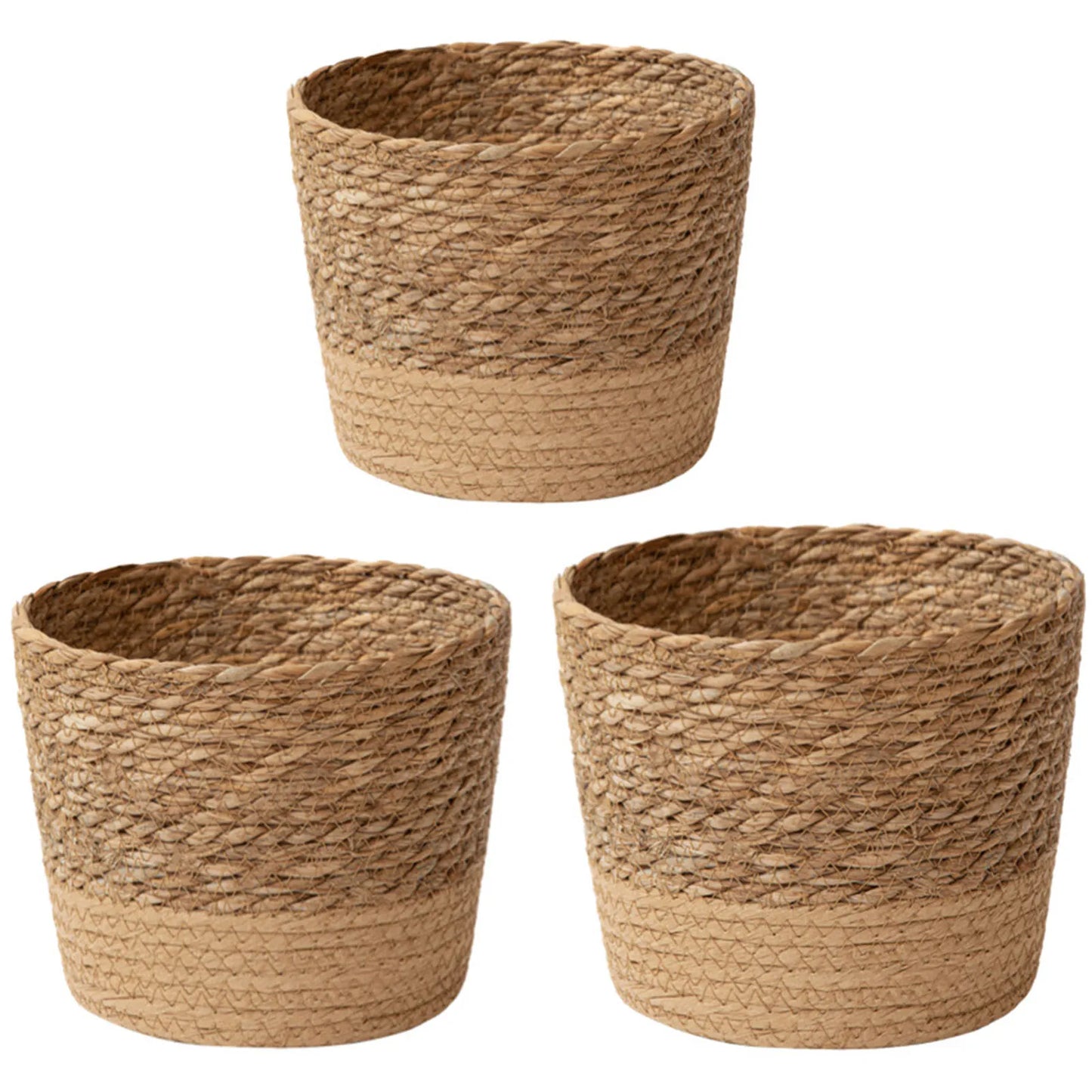 Natürlicher Geflochtener Blumen Korb – Stroh Weiden Pflanzkorb & Aufbewahrung | Großer Dekorativer Korb für Zuhause & Geschenk Kaufschwan®