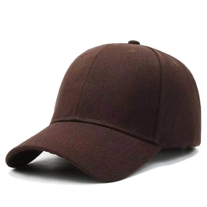 Unisex Verstellbare Cap | Einfarbige Twill Baseballkappe | Baseball Cap für Herren & Damen | Sommer, Herbst, Frühling Kaufschwan® Kaffee Einheitsgröße (56-58cm)