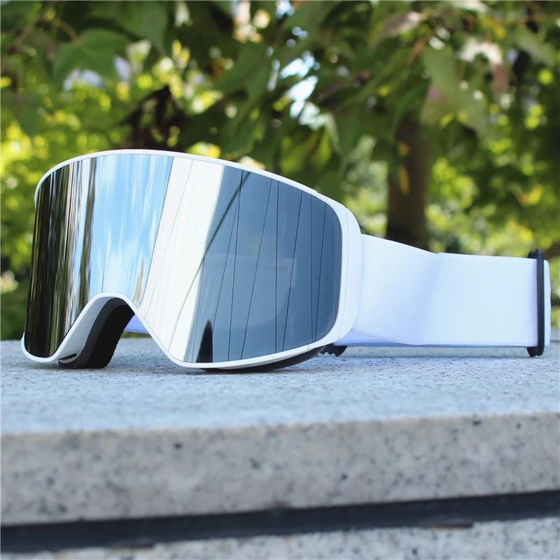 Doppelglas Anti-Beschlag & UV-Schutz | HD Schneebrille für Skifahren & Snowboarden, Unisex Kaufschwan®