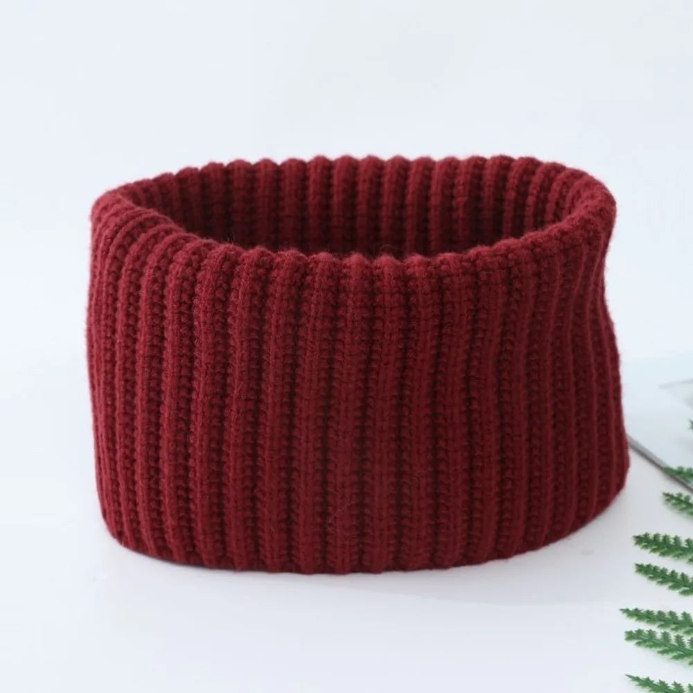 Gestrickter Halswärmer – Winddichter Warmer Winter Schal für Damen & Herren | Dickes Gestricktes Kälteschutz Schlauchtuch Kaufschwan®