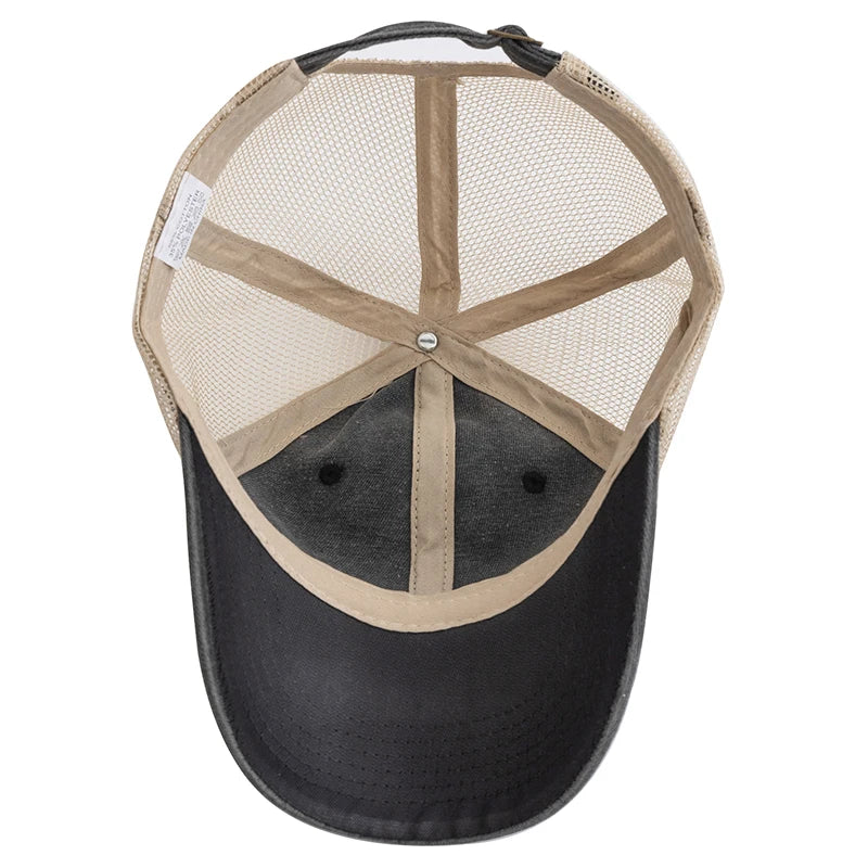 Unisex Trucker Cap | Mehrfarbige Einfarbige Baseballkappe | Washed Cotton Baseballcap für Herren & Damen Kaufschwan®