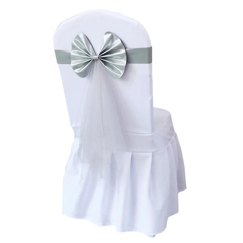 Stuhlschleifen mit Satinband – Elegante Hochzeits- & Event Dekoration Kaufschwan®