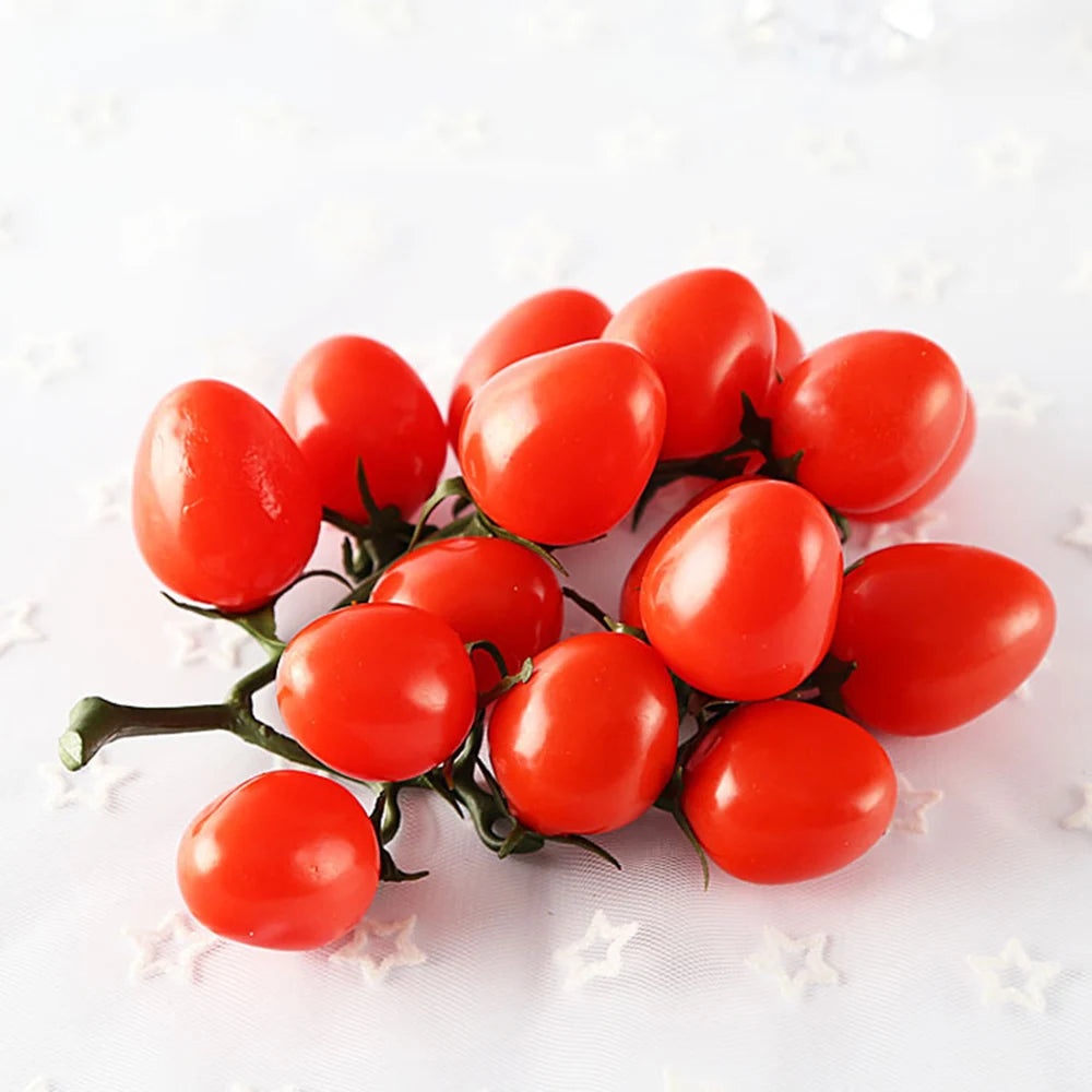 Hochwertige Künstliche Tomate – Realistische Plastik Tomaten Dekoration für Party, Schrank & Küche (19cm) Kaufschwan®