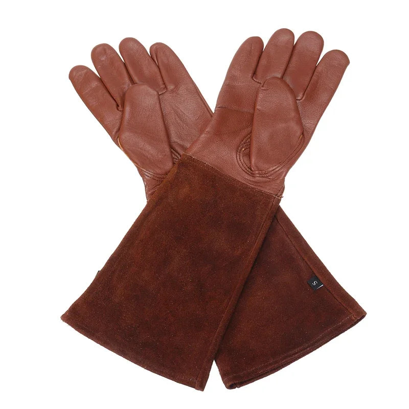 Robuste Dornenfeste Gartenhandschuhe mit Langem Schutz Ärmel für Rosenschnitt Arbeit Kaufschwan®