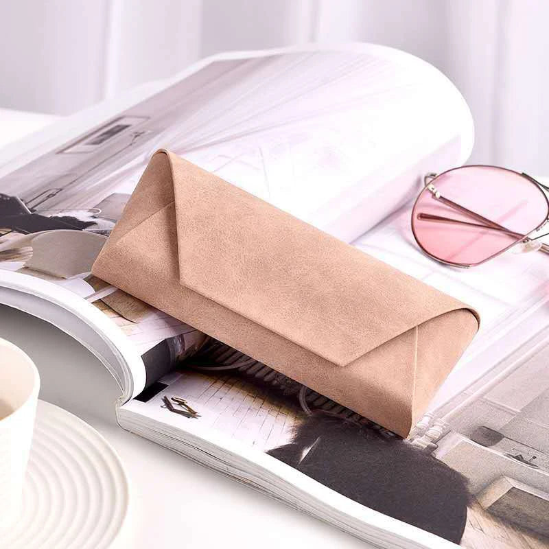Tragbare PU Leder Brillentasche – Weiches Sonnenbrillen Etui Organizer für Damen und Herren Kaufschwan®