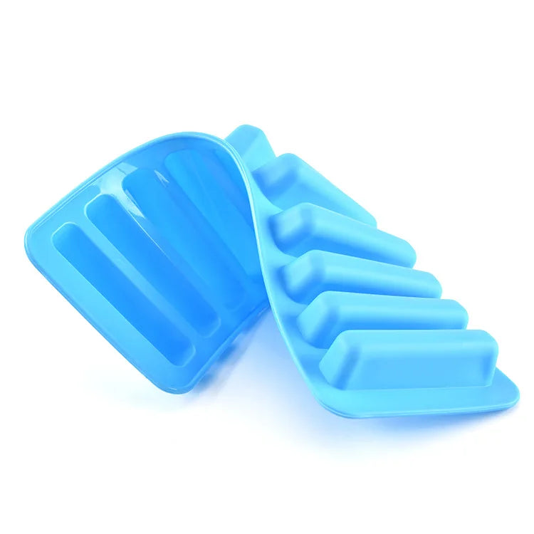 Schmale Eiswürfelform aus Silikon – Für Wasserflaschen, Cocktails & Softdrinks Kaufschwan®