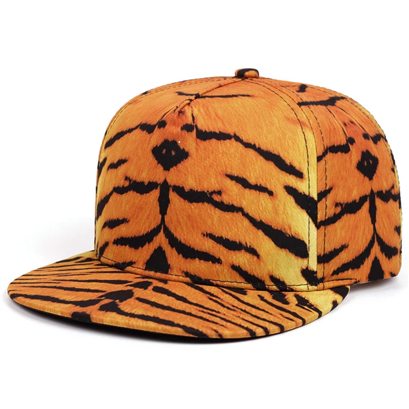 Tiger/Leoparden Cap | Bedrucktes Street Pop Skateboarding Hip Hop Baseball Cap | Sonnenschutz Kaufschwan® Tigerstreifen