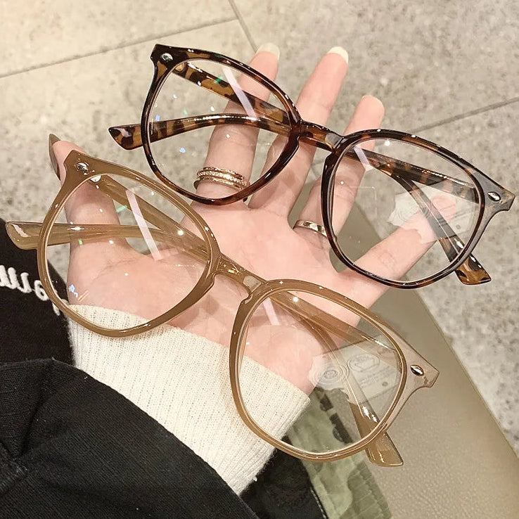 Transparente Computerbrille – Anti-Blau-Licht Polygon-Quadrat Fassung für Damen & Herren | Modische Klare Optische Brille Kaufschwan®
