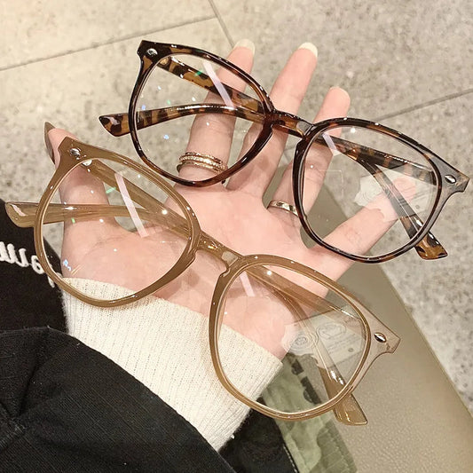 Transparente Computerbrille – Anti-Blau-Licht Polygon-Quadrat Fassung für Damen & Herren | Modische Klare Optische Brille Kaufschwan®