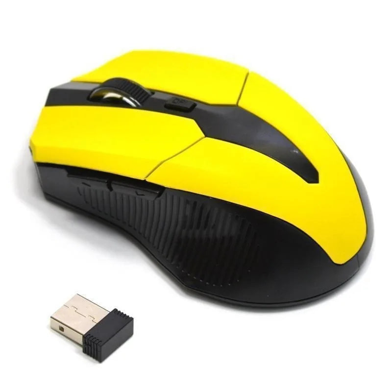 2.4GHz 1200DPI Kabellose Maus – Einstellbare Optische Gaming Maus für PC, Laptop & Büro Kaufschwan®