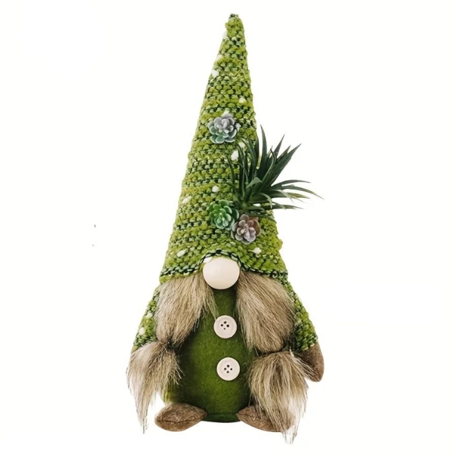 Grüne Wichtelpuppen – Handgefertigte Plüschfiguren | Für Kinder, Muttertag & Deko Kaufschwan® Design 1