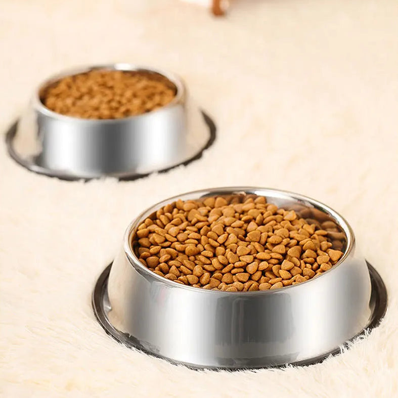 Robuster Edelstahl Futternapf – Hygienische Futter- & Wasserschüssel für Haustiere Kaufschwan®