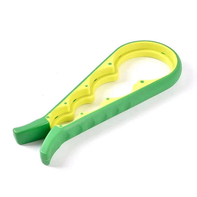 4-in-1 Multifunktions Öffner – Einfacher Griff für Gläser, Deckel und Flaschen Kaufschwan® Grün