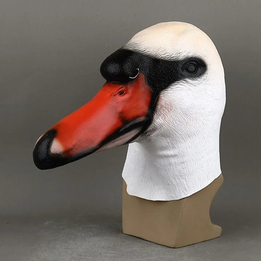 Cosplay Gans Ente Maske – Zoo Tier Latex Maske für Halloween, Maskerade & Kostüm Party Requisite Kaufschwan®