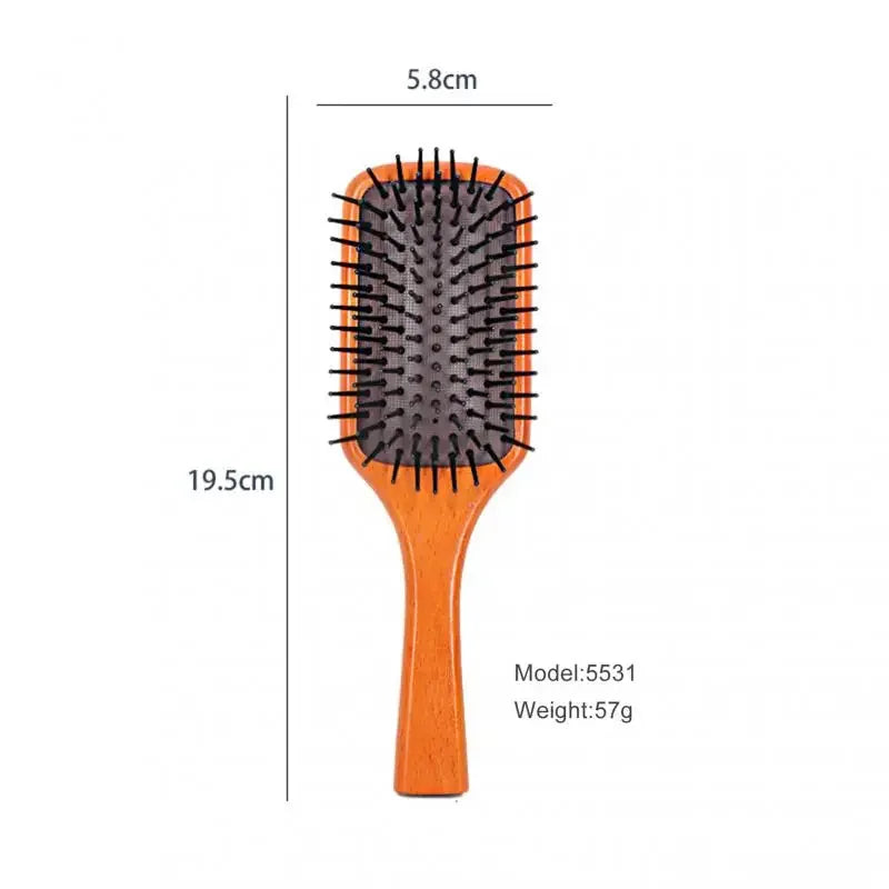Professioneller Antistatischer Massagekamm – Effiziente Haarentfernung & Sanfte Kopfhautbürste | Perückenfreundliches Styling-Tool Kaufschwan® S