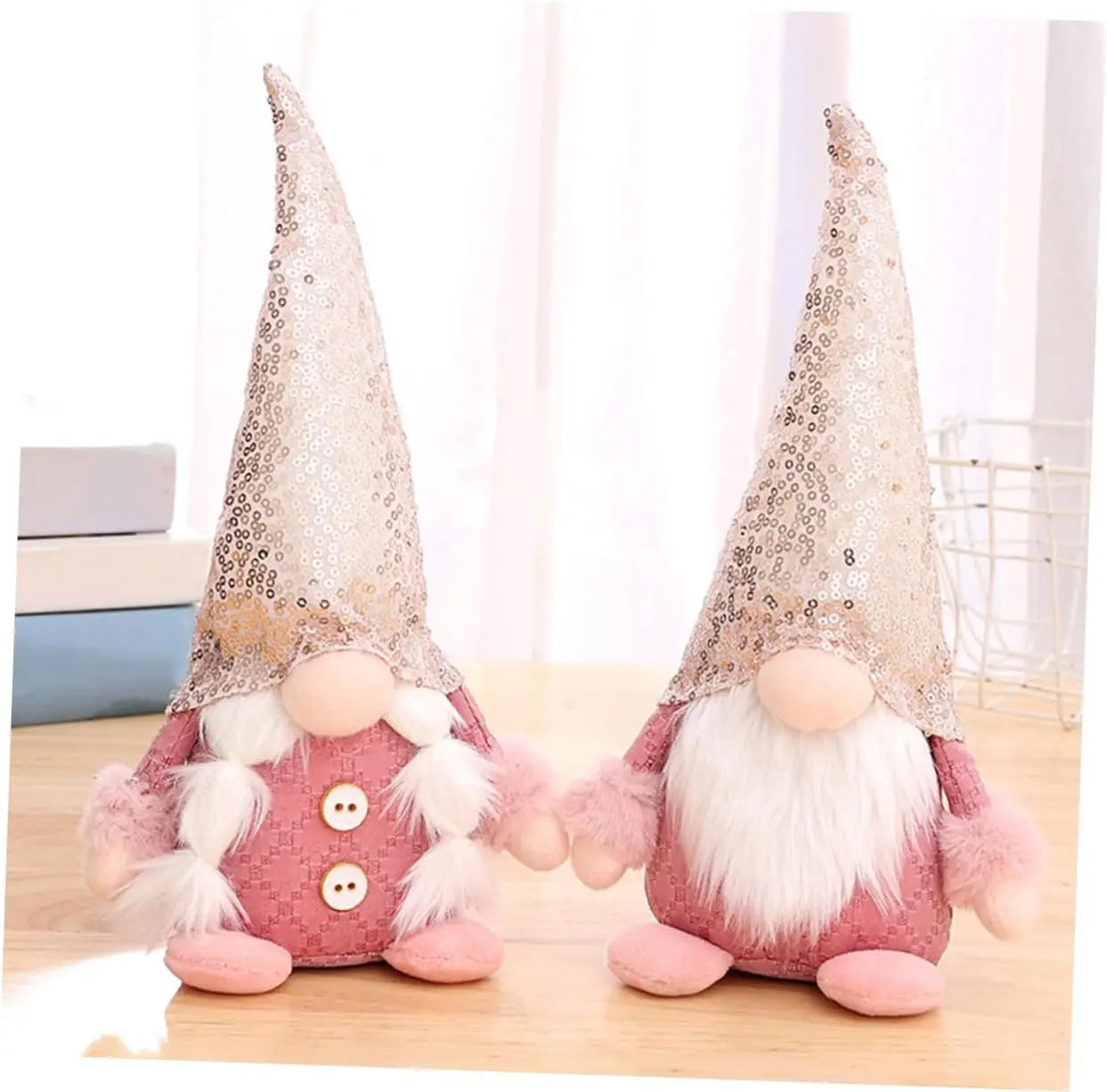 Weihnachten Wichtel – Glitzernde Plüschfigur | Einzigartige Weihnachtsdeko für Festliche Atmosphäre Kaufschwan®