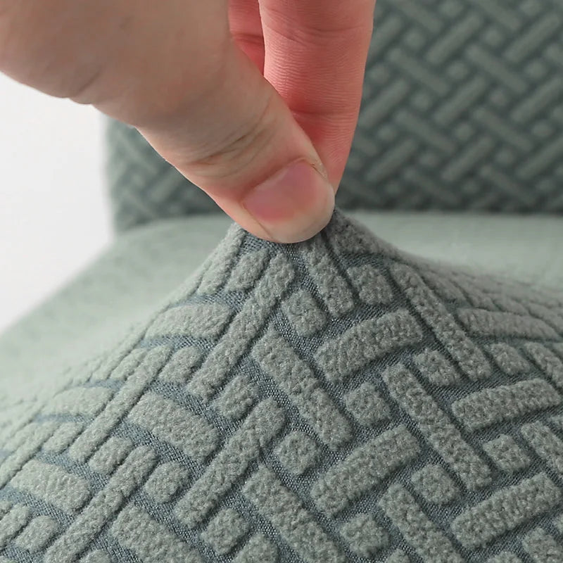 Elastischer Esszimmer Stuhlbezug – Dehnbarer Dicker Jacquard Küchenstuhl Überzug für Esszimmer, Hotel, Hochzeit & Bankett