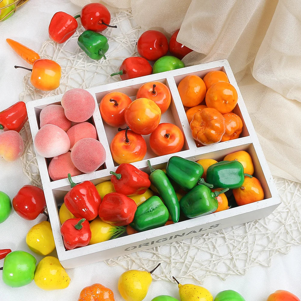 Künstliche Erdbeeren – Plastik Simulationsfrüchte (10 / 30 Stück) für Party-, Hochzeits- & Wohndekoration Kaufschwan® Gemischt 10 Stück