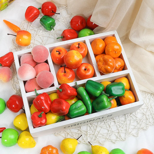 Künstliche Erdbeeren – Plastik Simulationsfrüchte (10 / 30 Stück) für Party-, Hochzeits- & Wohndekoration Kaufschwan® Gemischt 10 Stück