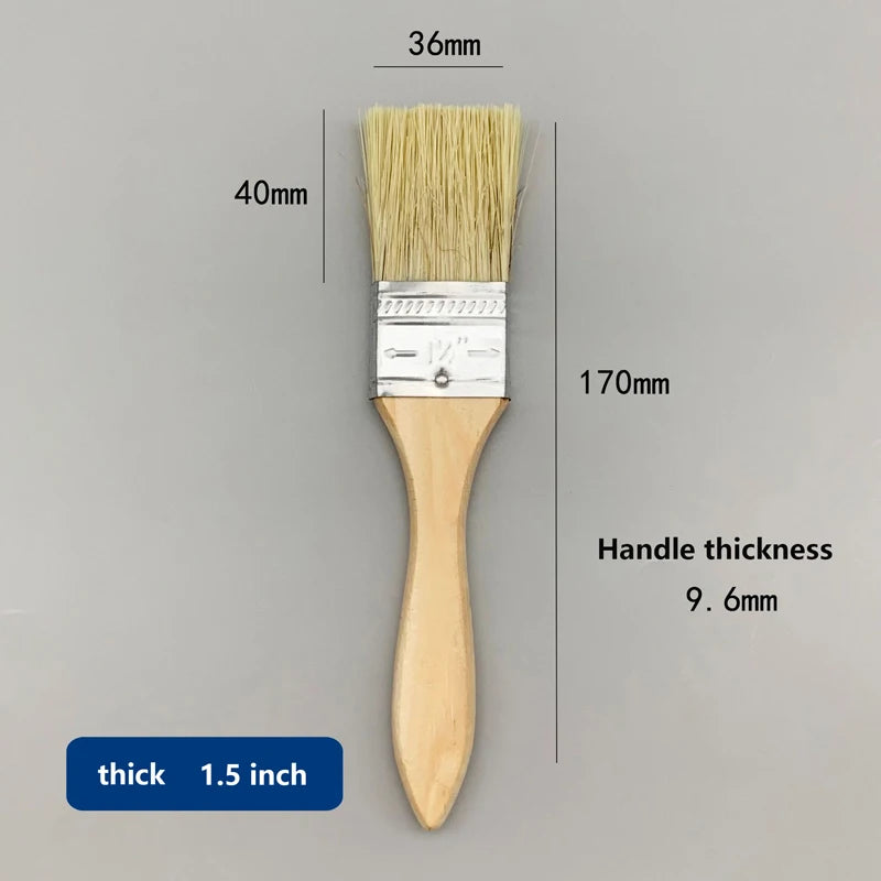 Malerpinsel mit Naturborsten – Präzisions Pinsel für Farbe, Lack & Lasur Kaufschwan® Pinsel 3 1 Stück