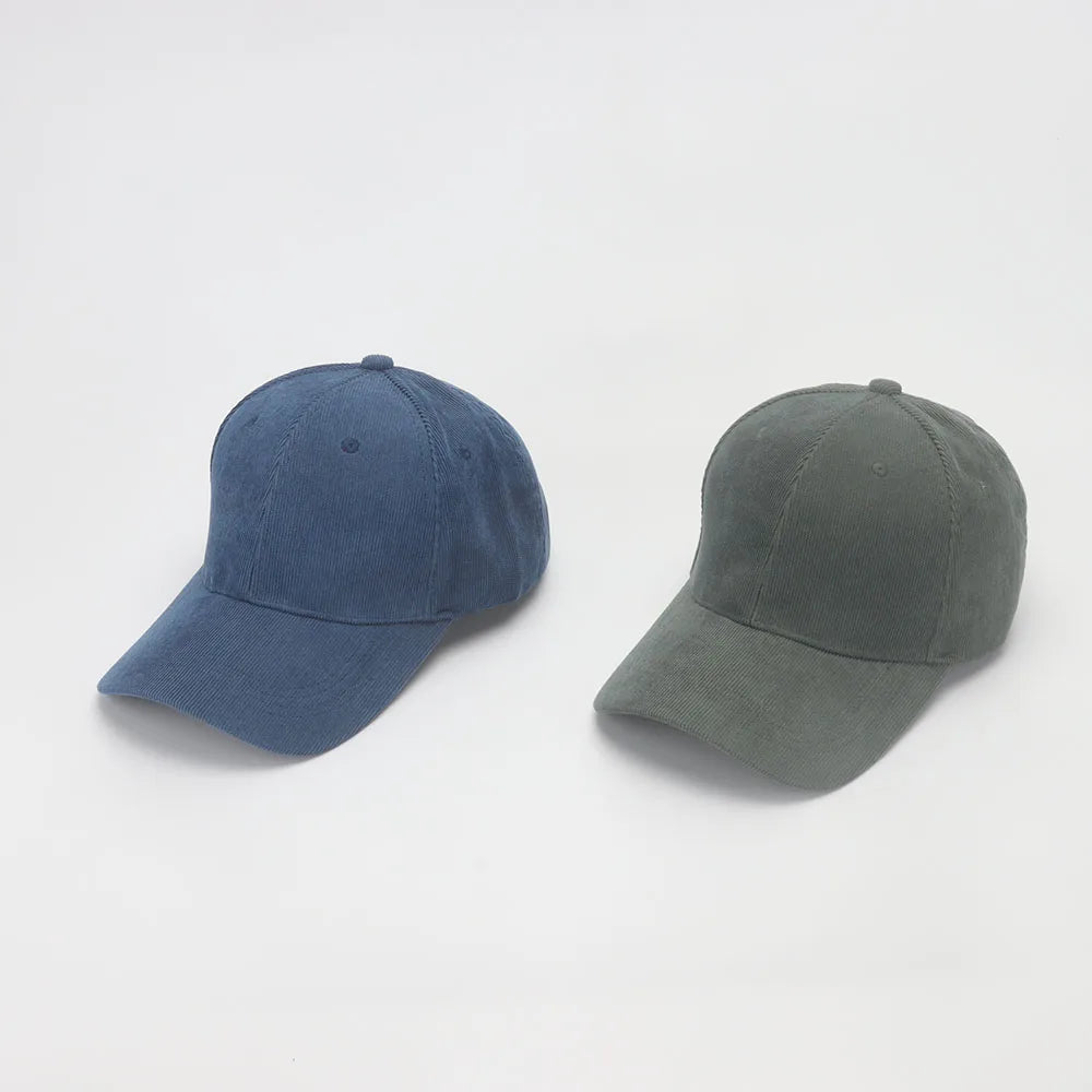 Corduroy Baseballkappe | Damen Retro Einfarbige Baseballcap | Herbst Winter Hüte für Herren & Damen | Unisex Freizeit Gebogener Schirm Kaufschwan®