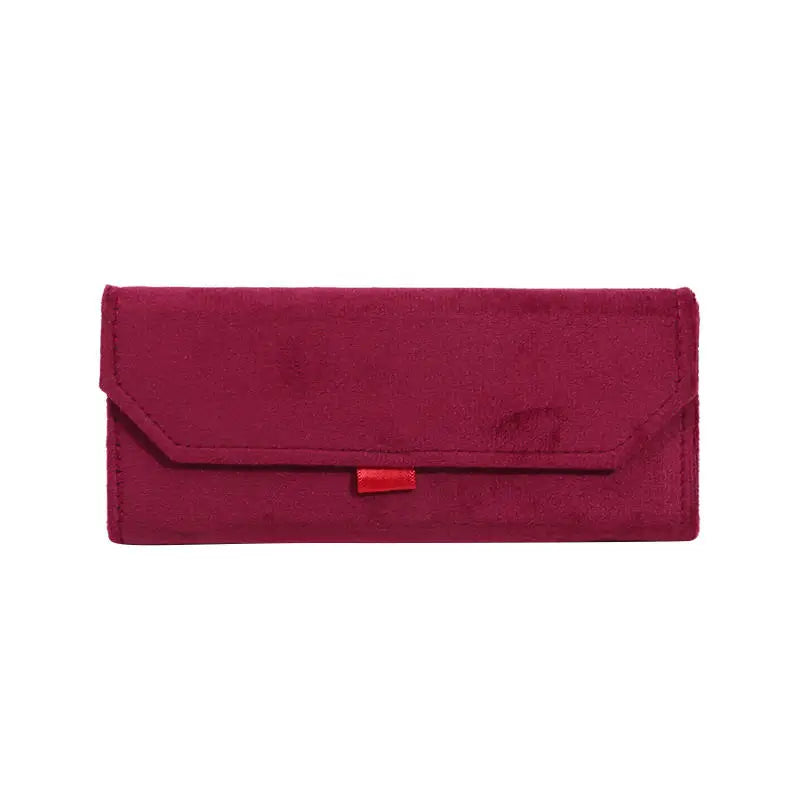 Samt Dreieck Faltbares Brillenetui – Elegantes Hartschalen Etui für Sonnenbrillen und Lesebrillen Kaufschwan®