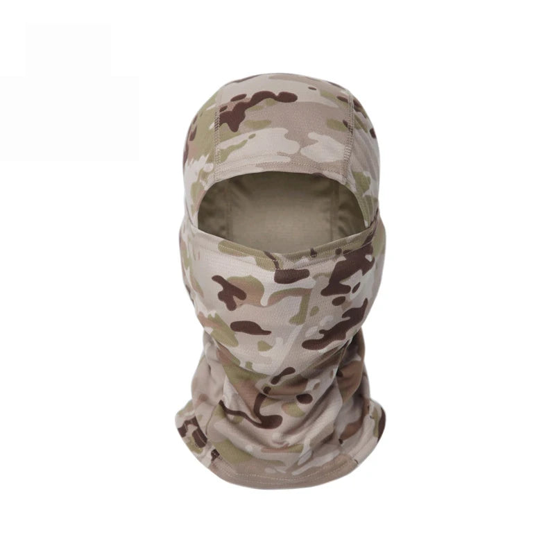 Camouflage Balaclava Mütze – Vollgesichtsmaske für Radfahren & Outdoor Sport | Skimaske Motorrad Helm Unterziehmütze