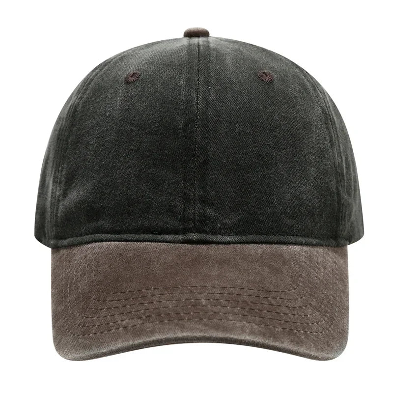 Vintage Washed Baseballkappe | Herren & Damen Farblich Abgestimmte Baseballcap | Lässige Snapback Hip Hop Baseballcap für Frühling & Sommer Kaufschwan®