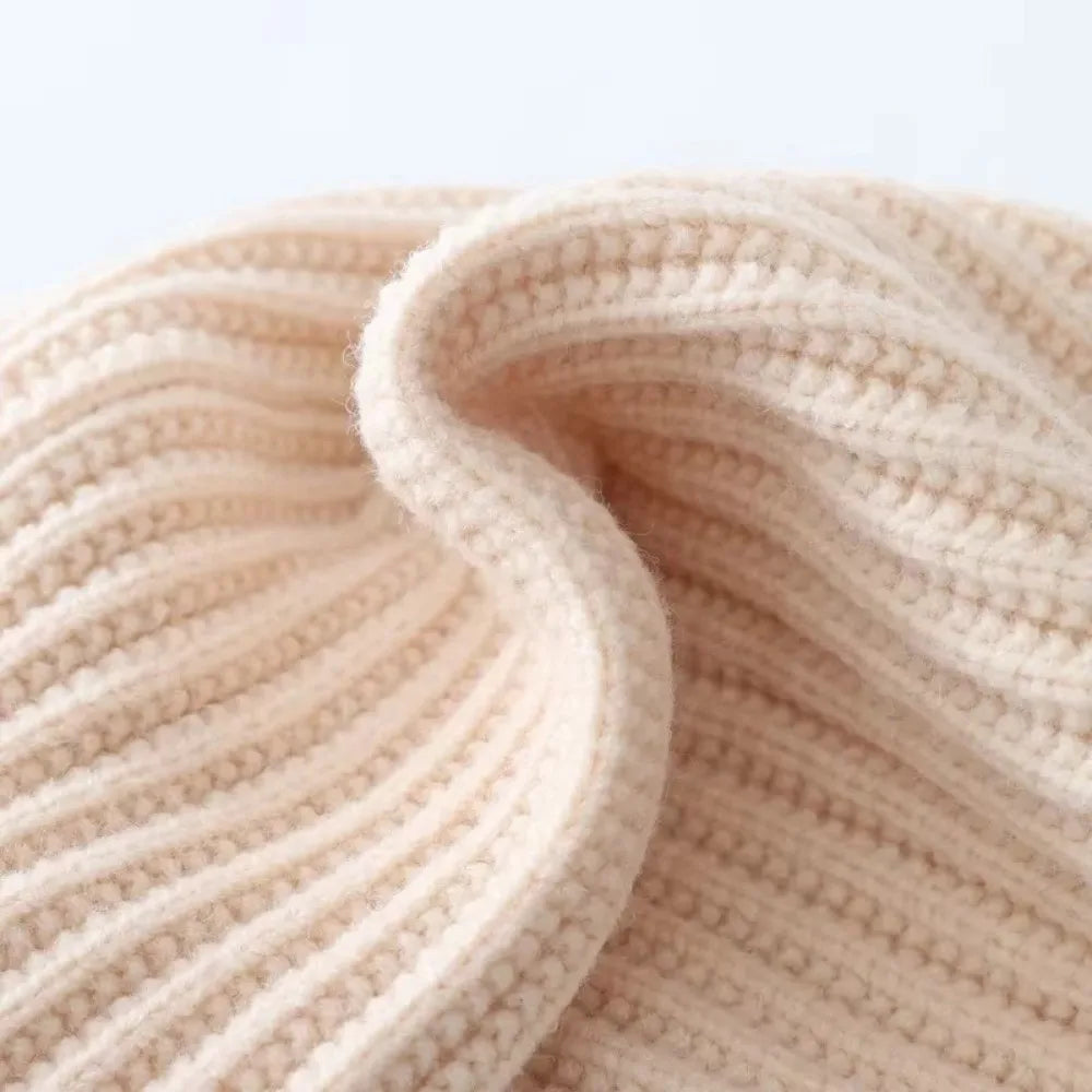 Gestrickter Halswärmer – Winddichter Warmer Winter Schal für Damen & Herren | Dickes Gestricktes Kälteschutz Schlauchtuch Kaufschwan®