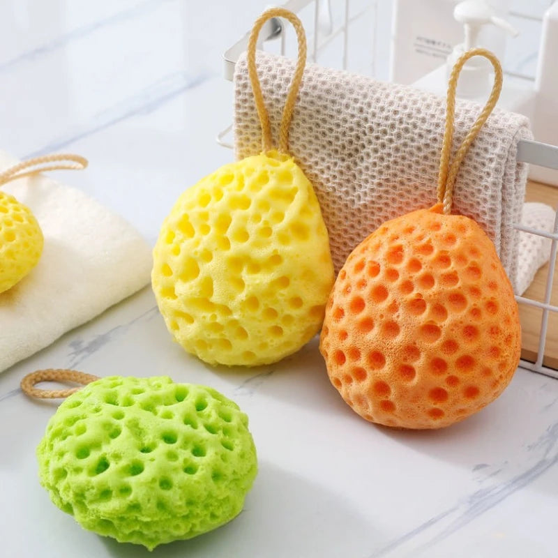 Weicher Mesh Duschschwamm Ball – Nylon Baby Körperreiniger & Sanfter Peeling Bade Puff Kaufschwan®