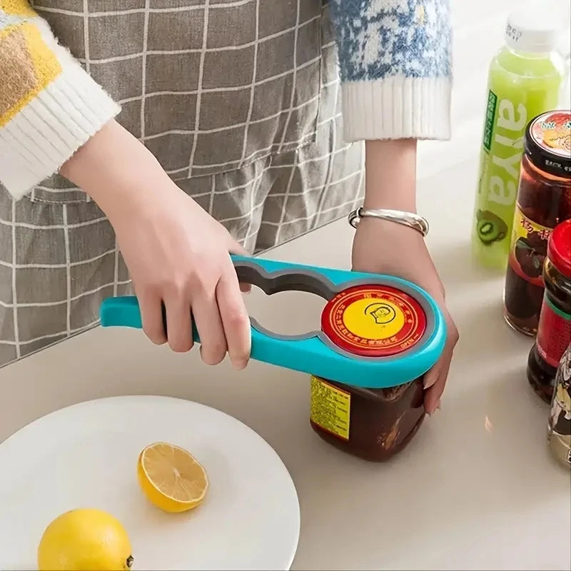4-in-1 Multifunktions Öffner – Einfacher Griff für Gläser, Deckel und Flaschen Kaufschwan®
