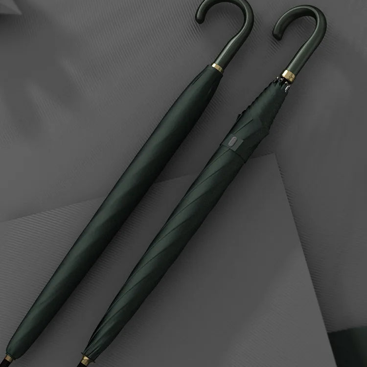 Winddichter Langgriff-Golfschirm – Luxus Business-Regenschirm für Herren & Damen, 8 Streben, 120cm Großschirm von Kaufschwan®