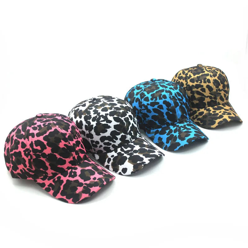 Leopard Print Verstellbare Baseballkappe | Sonnenschutz Baseballcap | Frühling & Sommer Outdoor Snapback für Herren Kaufschwan®