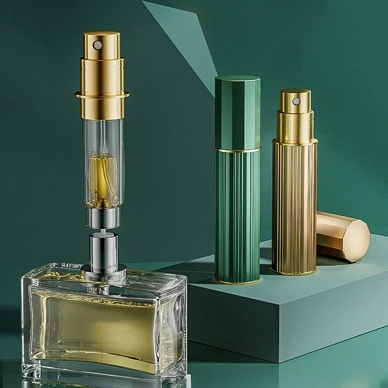 5ml / 10ml Mini Parfüm Zerstäuber – Nachfüllbare Sprayflaschen mit Bodenbefüllung | Tragbare Reise-Parfümsprüher Kaufschwan®