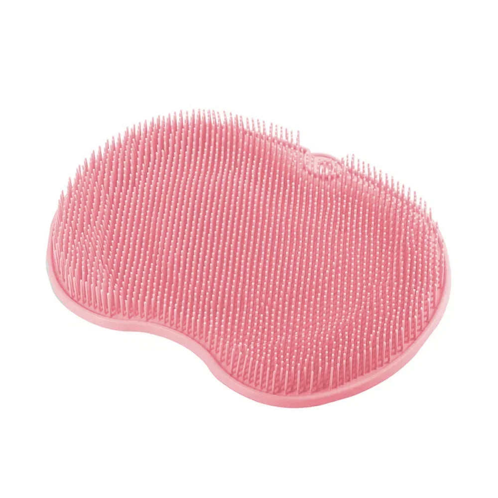 Silikon Dusch Massage Matte – Rutschfeste Fuß & Rücken Reinigungs- und Peelinghilfe Kaufschwan® Rosa