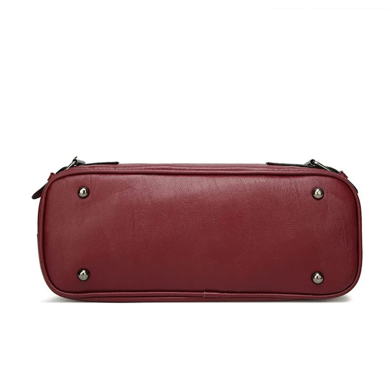 Retro Damen Handtasche – Motorrad Stil Tote Bag aus Weichem PU Leder | Große Casual Schulter- & Crossbody Tasche Kaufschwan®