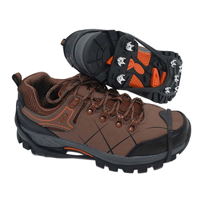 5/8-Zacken Eis Krallen Schuhüberzüge – Anti-Rutsch Spikes für Schuhe | Outdoor Wandern & Bergsteigen Schnee Steigeisen Kaufschwan®