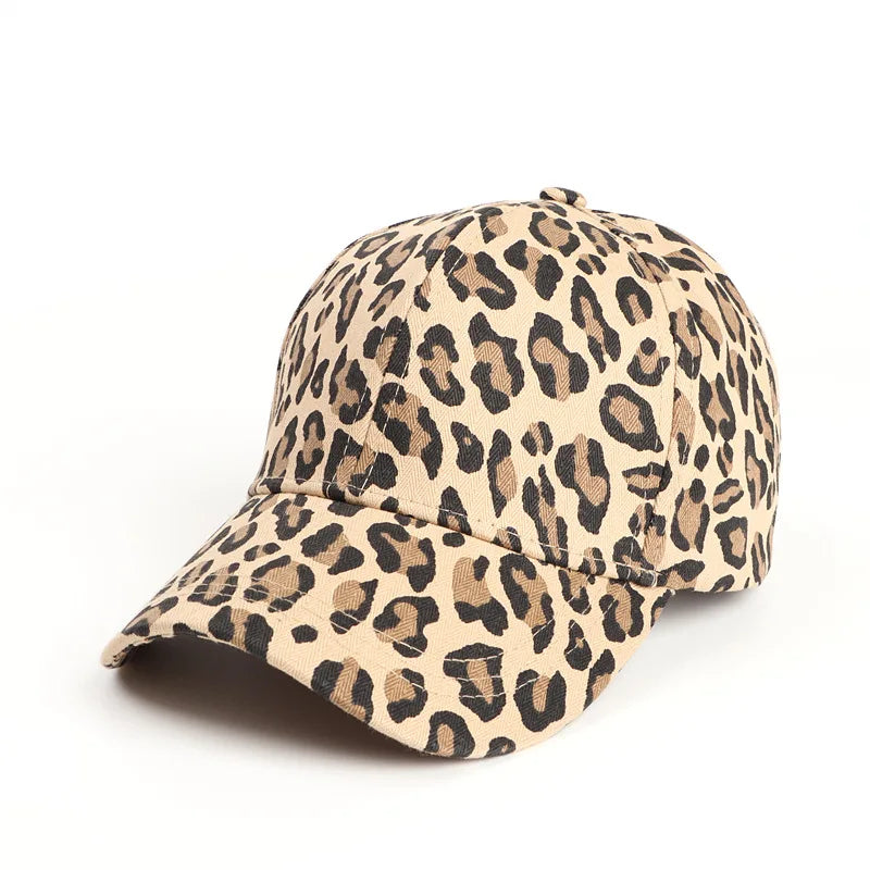 Leopard Print Baumwoll Baseballkappe | Herren & Damen Snapback Hip Hop Hat | Frühling & Sommer Baseballcap | Verstellbare Peaked Cap Kaufschwan®