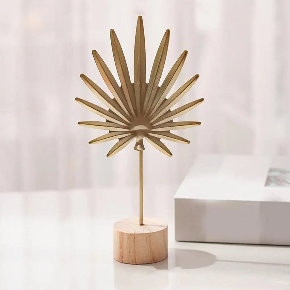 Nordische Eisen Ginkgo-Blatt Dekoration – Light-Luxury Metall Ornament für Wohnzimmer, Flur und Weinschrank Kaufschwan®