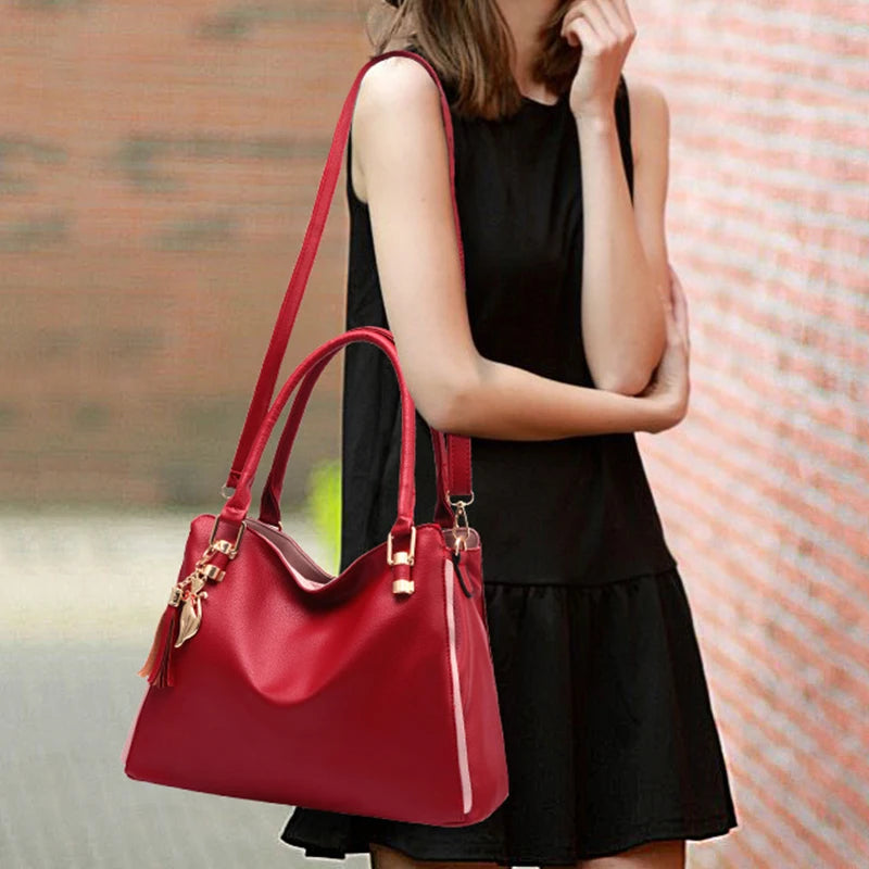 Damen Messenger Handtasche New Tide – Schlichte Top-Handle & Schultertasche | Modische Tote für Party & Alltag Kaufschwan®
