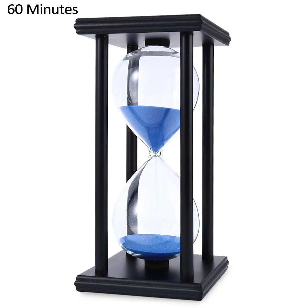 Moderne Holz Sanduhr – Eleganter Küchen, Schul & Wohn Dekor Sandtimer Geschenk Kaufschwan®
