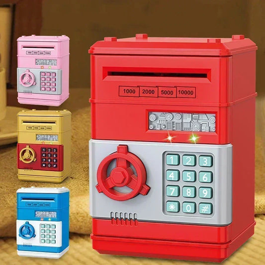 Elektronische Spardose Mini Safe – Sparbox mit Passwort und Münzfunktion Kaufschwan®