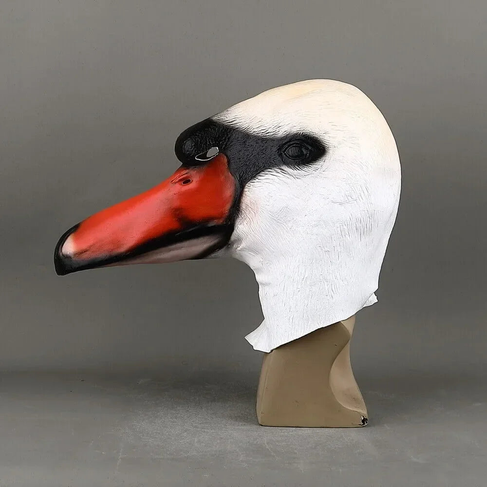 Cosplay Gans Ente Maske – Zoo Tier Latex Maske für Halloween, Maskerade & Kostüm Party Requisite Kaufschwan®